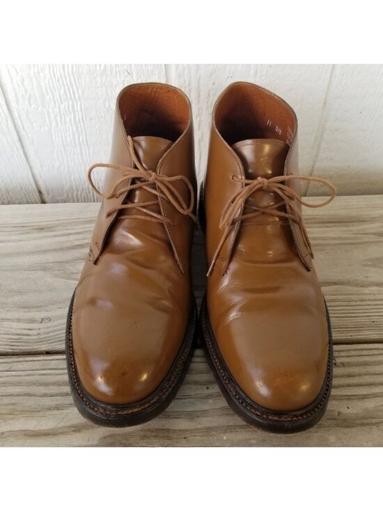 VTG Bostonian Classics Mens Calfskin Leather Silhouette Chukka Boot 11 26222 USA main image 7